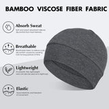 100% Bamboo Viscose Men Helmet Liner Cap